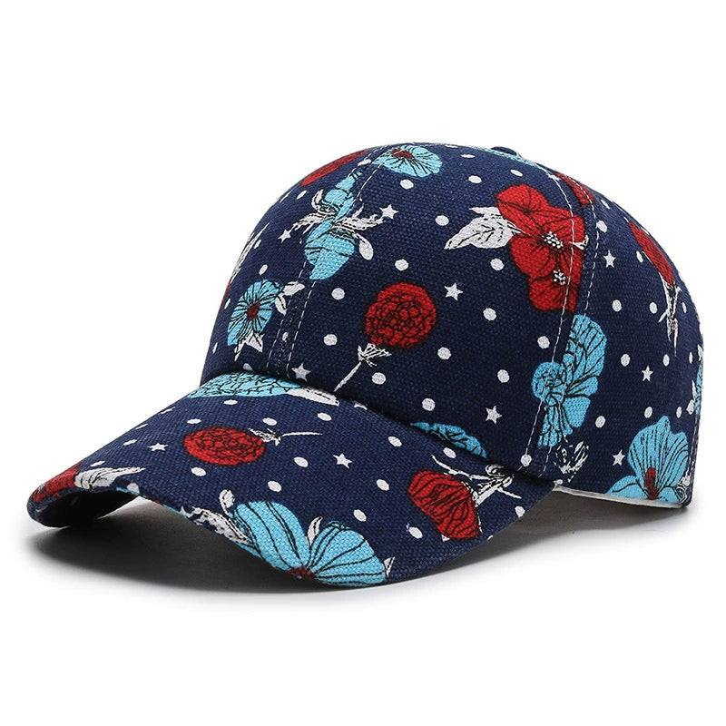 Summer Friendly colorful printed Casual & sports cap