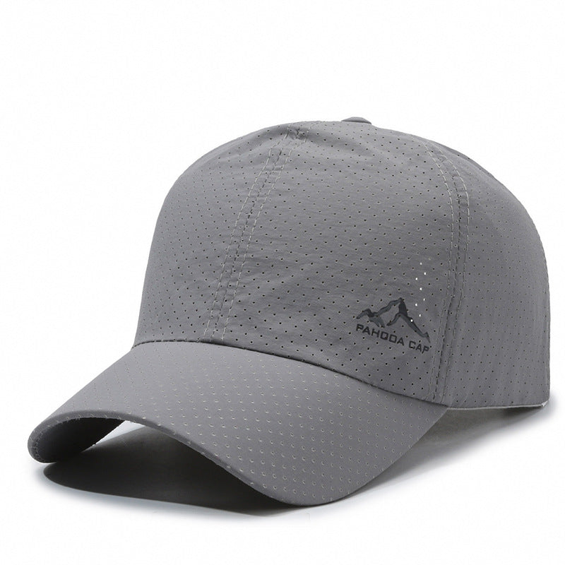 Travel outdoor light, quick dry, breathable full mesh summer cap for men and women