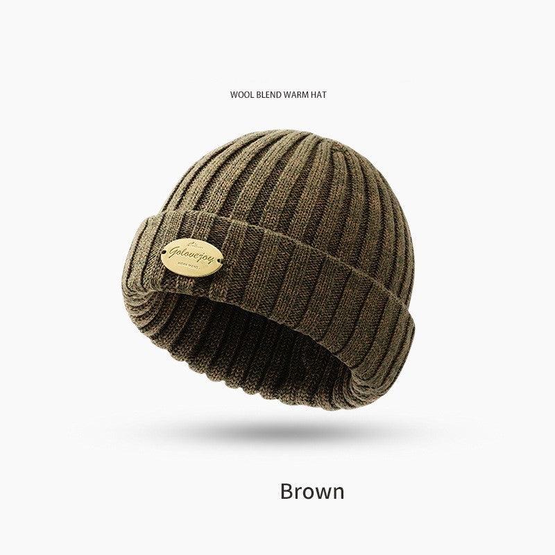 Outdoor travel Cotton Thickened Warm Woolen Cold Cap