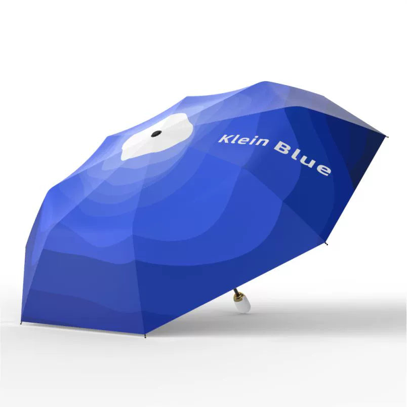 Klein Blue Foldable automatic all season umbrella