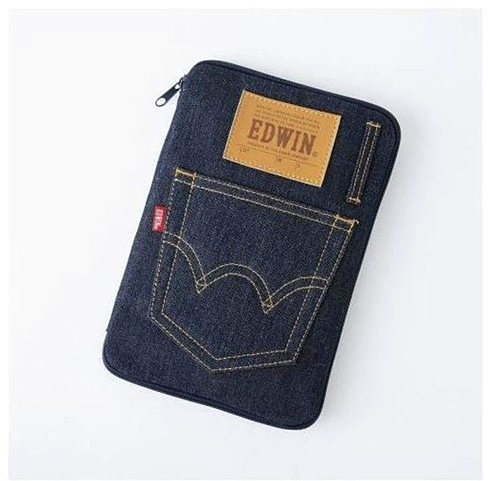 Denim storage bag multifunctional travel clutch handbag