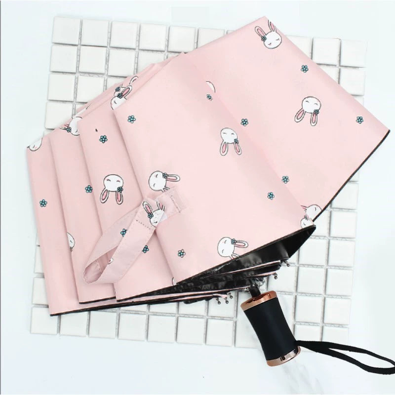 Printed, light automatic folding all season umbrella