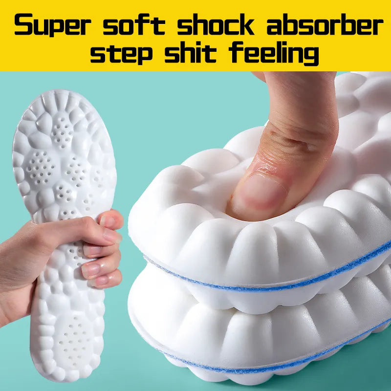 Comfortable Soft Breathable Shock Absorption Insoles