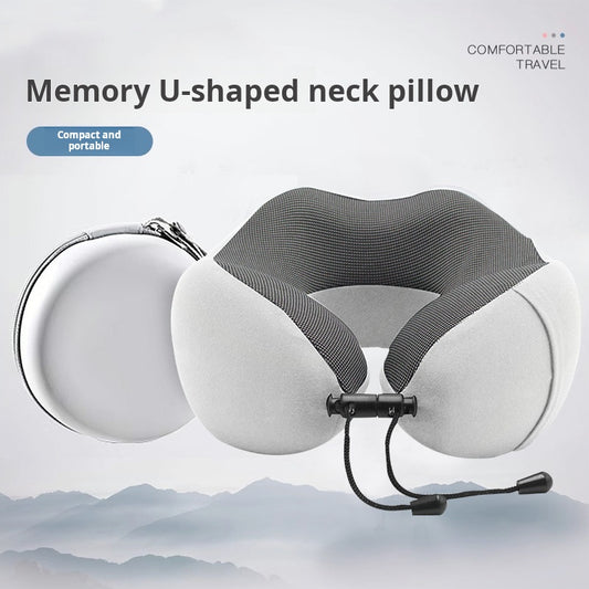 U-shaped portable neck pillow for Trips