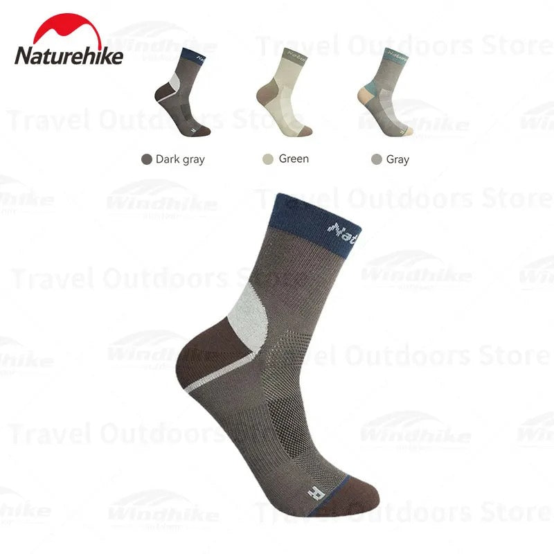 Men's and women's outdoor hiking, mountaineering, breathable, running, quick-drying socks