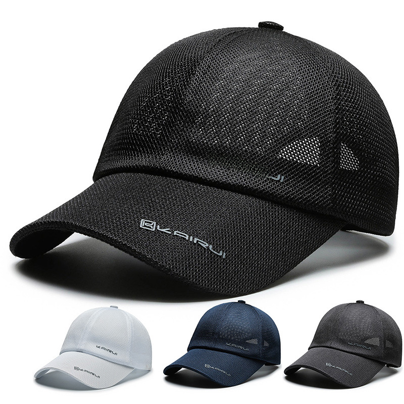 Outdoor casual summer breathable mesh cap for men and women