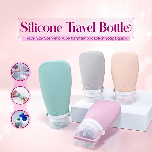 Squeezable Portable Silicone Tube for Travel