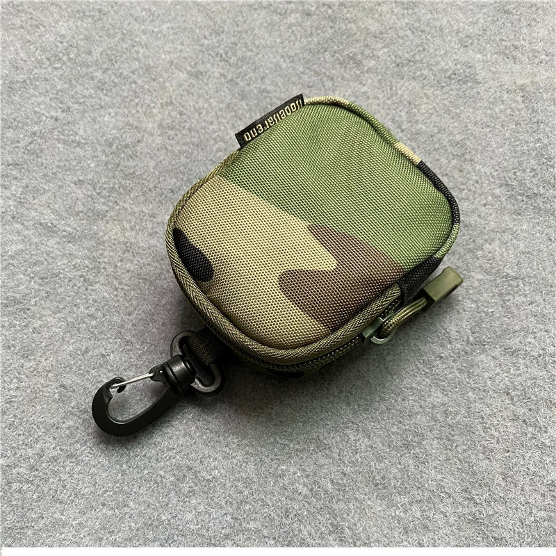 Travel coin purse, portable mini hanging bag, waist bag, key bag