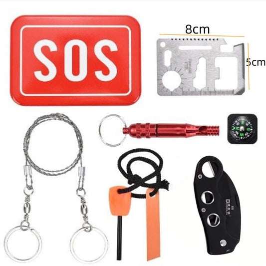 SOS First Aid Survival Box