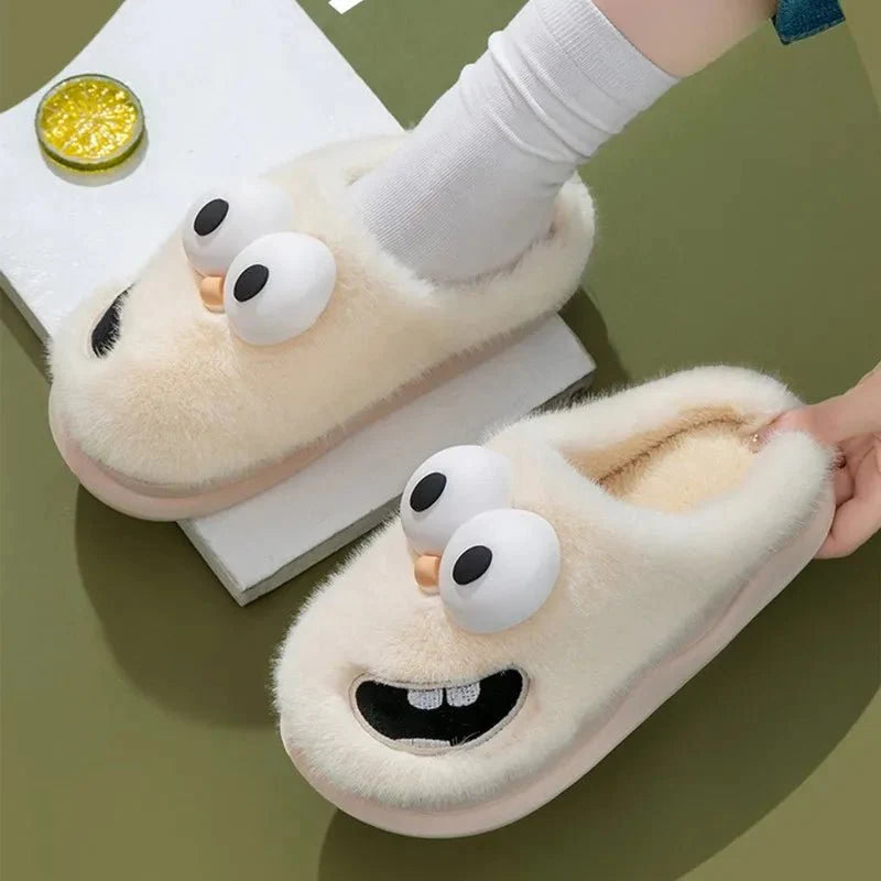 Fluffy & Cozy Plush Slippers For Women With Soft Furr